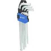 Brilliant Tools Jeu de clés 6 pans longues à tête sphérique | 9 pièces